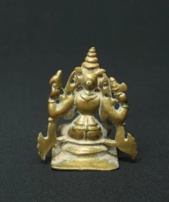 anupurna goddess bronze sculpture back view