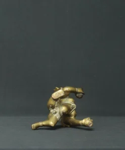 baby krishna bronze sculpture bottom view