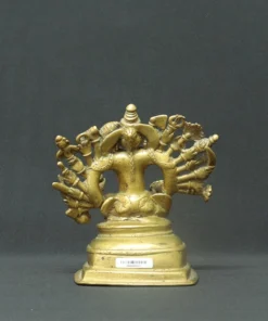 goddess durga bronze sculpture II back view