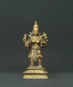 goddess durga bronze sculpture front view