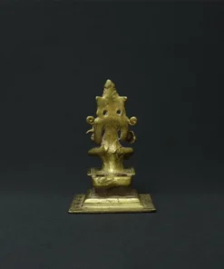 goddess parvati bronze sculpture back view 2