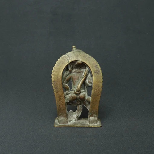 hanuman bronze sculpture II back view