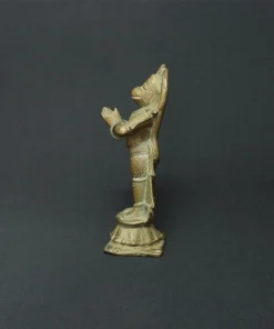 hanuman bronze sculpture IV side view 1