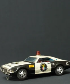 highway patrol tin toy car side view 1