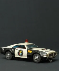 highway patrol tin toy car side view 5