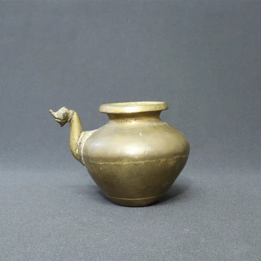 holy water vessel bronze collectible side view 1