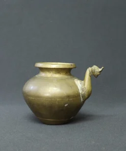 holy water vessel bronze collectible side view 2