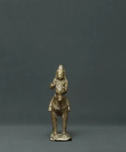 khandoba bronze sculpture front view