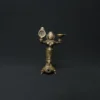 lady coal container bronze collectible front view