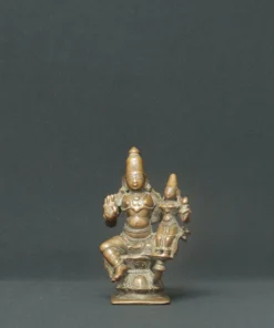 lord rama and sita bronze sculpture front view