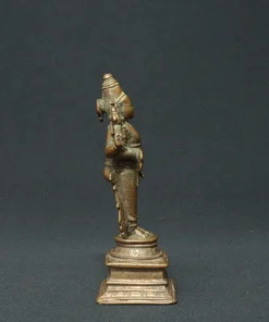lord vishnu bronze sculpture II side view 4