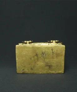 Modern jewellery box bronze collectible bottom view
