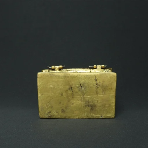Modern jewellery box bronze collectible bottom view
