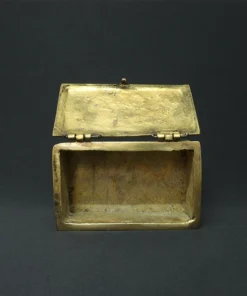 Modern jewellery box bronze collectible inside view