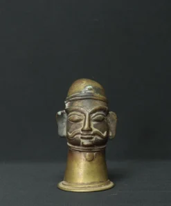 mukhalingam of shiva bronze collectible front view