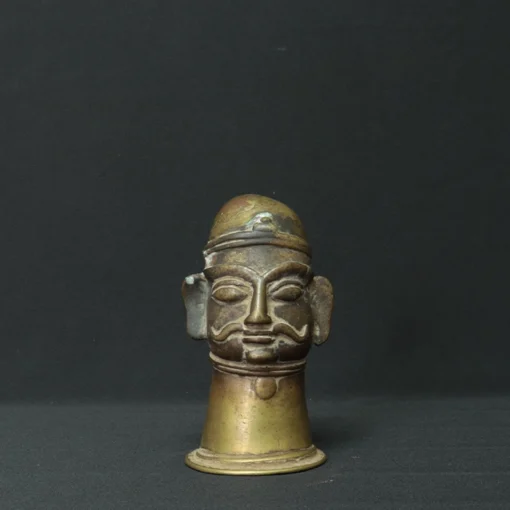 mukhalingam of shiva bronze collectible front view