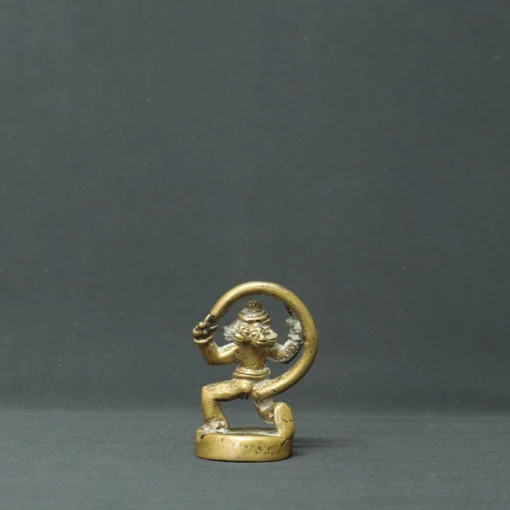panchmukhi hanuman bronze sculpture back view