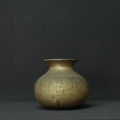 ritual vessel (lota) bronze collectible side view 1