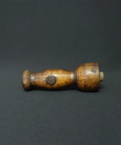 vintage cork screw bronze collectible III side view 3