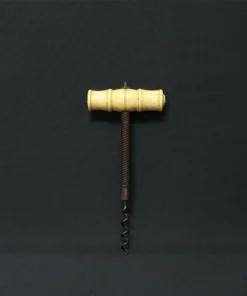 vintage cork screw bronze collectible IV side view 1