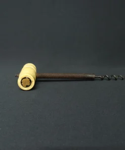 vintage cork screw bronze collectible IV side view 2