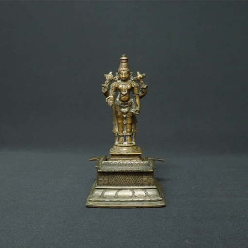vishnu venkateswara bronze sculpture side view 5