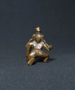 baby krishna bronze sculpture IX back view