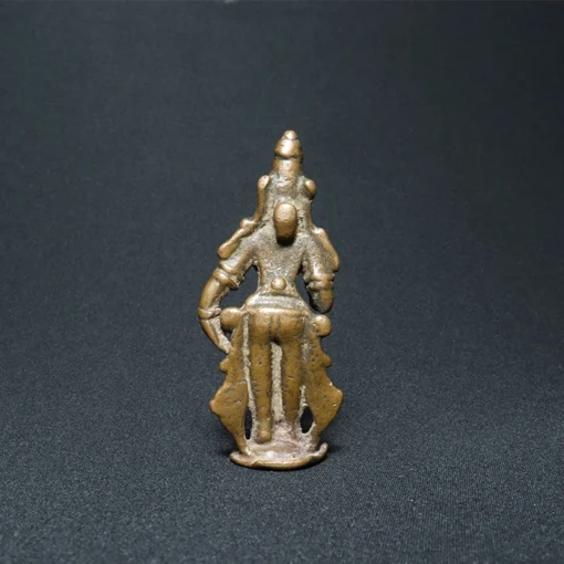 bhudevi laxmi bronze sculpture III back view