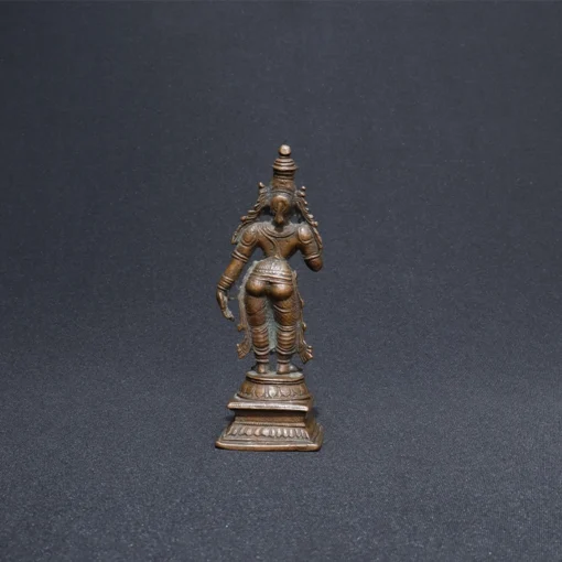 bhudevi bronze sculpture IV back view