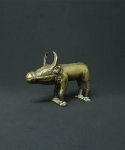 bhuta buffalo bronze sculpture side view 1
