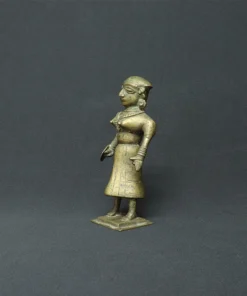 bhuta lady figure bronze sculpture side view 1