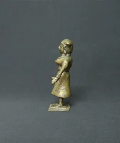 bhuta lady figure bronze sculpture side view 2