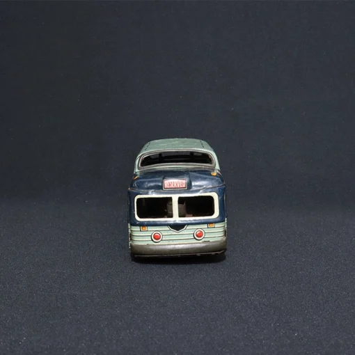 bus tin toy collectibles front view
