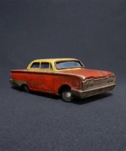 car tin toy collectible side view 1