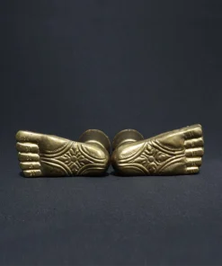 devi hands & feets bronze sculpture side view 5