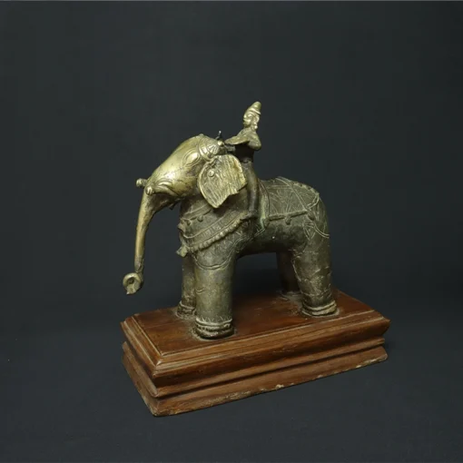 elephant bronze sculpture II side view 1