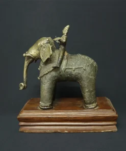 elephant bronze sculpture II side view 2