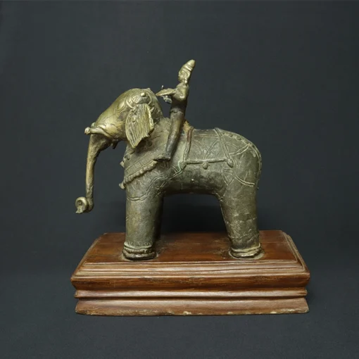 elephant bronze sculpture II side view 2