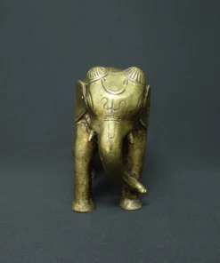 elephant bronze sculpture III front view