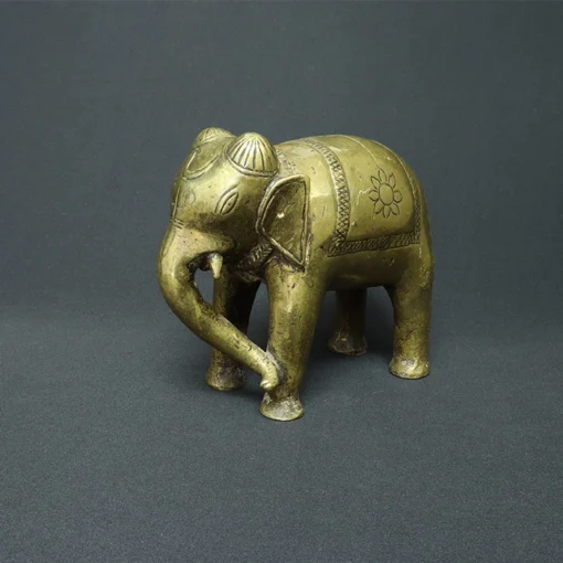 elephant bronze sculpture III side view 1