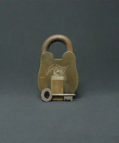 godrej padlock bronze collectible front view 1