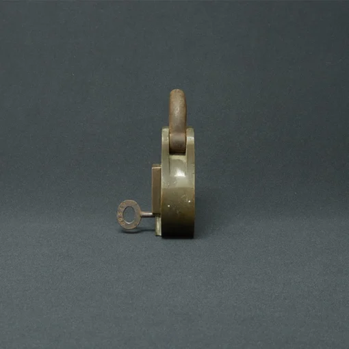 godrej padlock bronze collectible side view 2