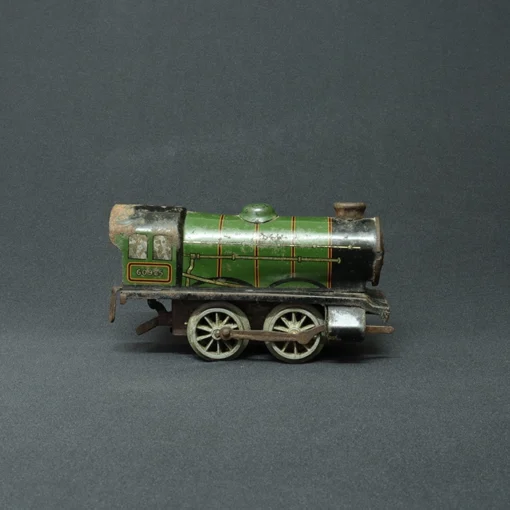 train tin toy collectibles side view 1