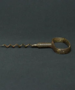 vintage cork screw VI bronze collectible side view 2