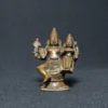 vishnu laxmi bronze sculpture II front view