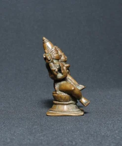 vishnu laxmi bronze sculpture II side view 2