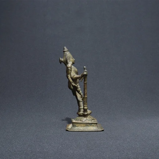 vishnu bronze sculpture VII side view 4