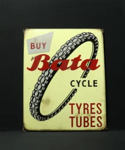bata cycle advertising signboard front view