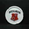 becks beer advertising sign tray front view