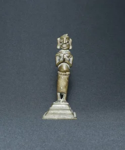bhuta male bronze sculpture III front view